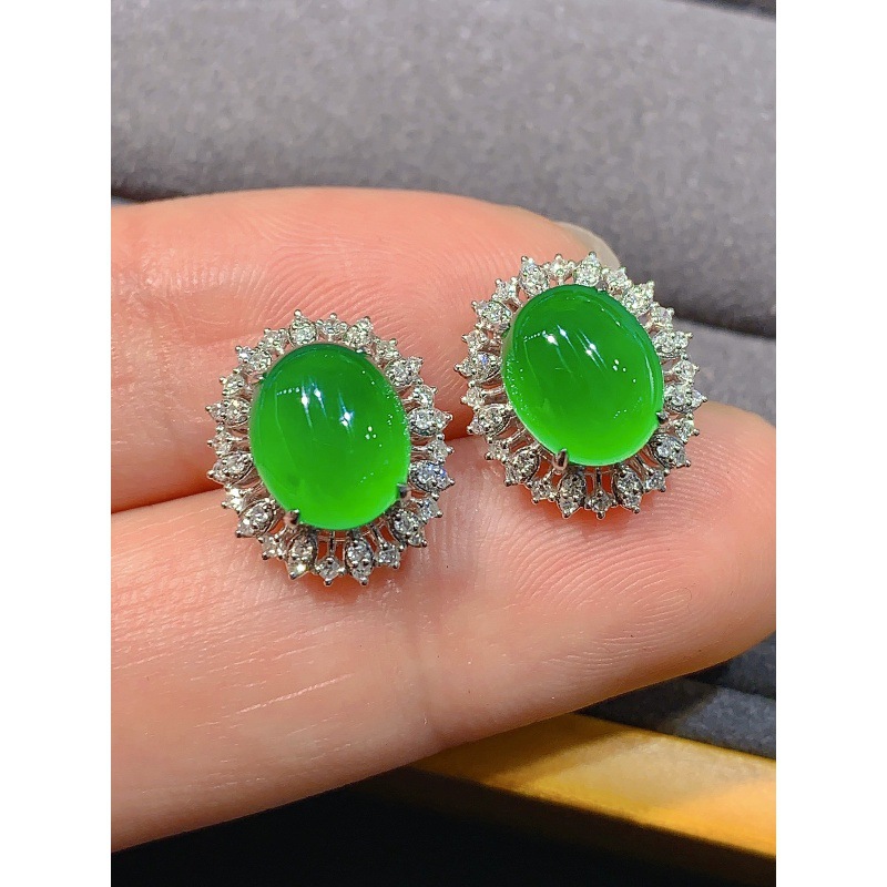Pendientes de jadeíta verde ti - Earrings reseña y precio