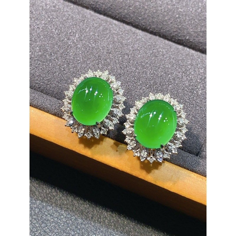 Pendientes de jadeíta verde ti - Earrings reseña y precio