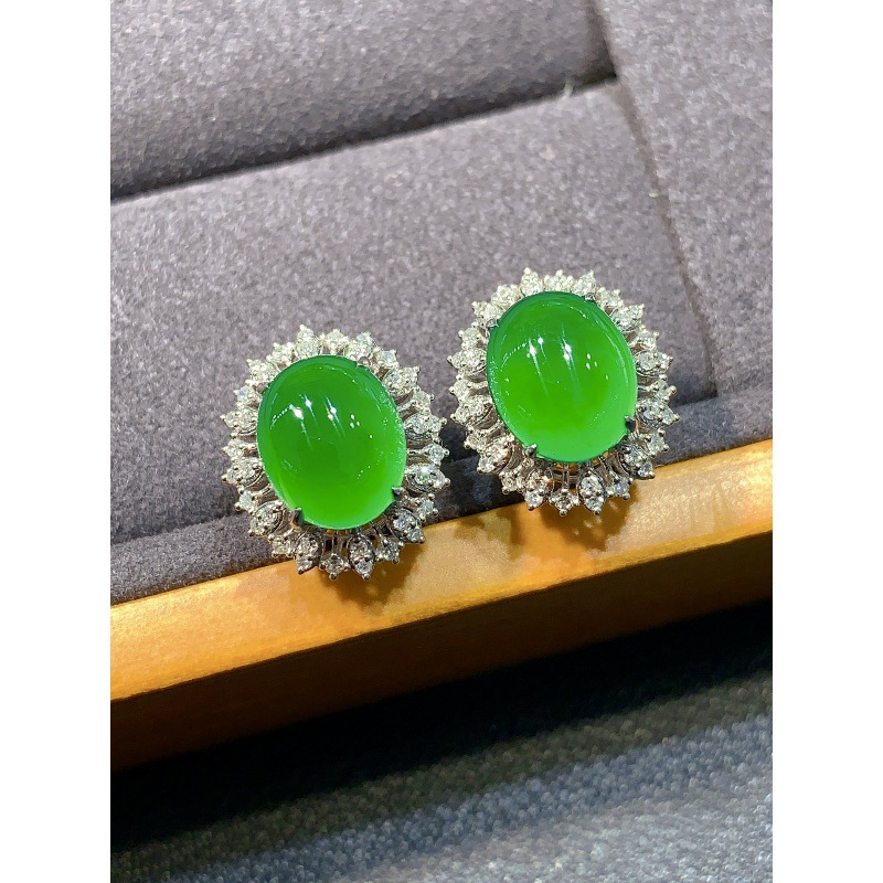 Pendientes de jadeíta verde ti - Earrings reseña y precio