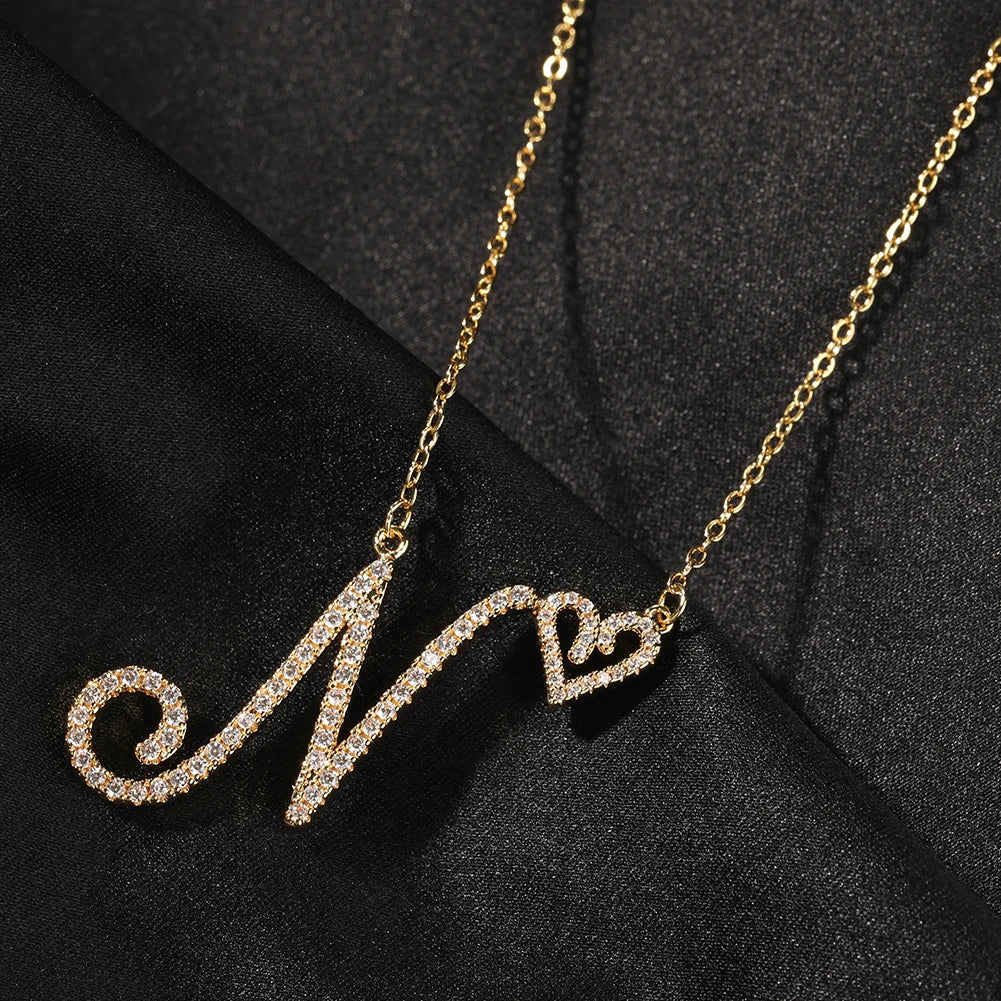 Collar con Inicial Personaliza - Initial Letter Necklace 18K Gold reseña y precio