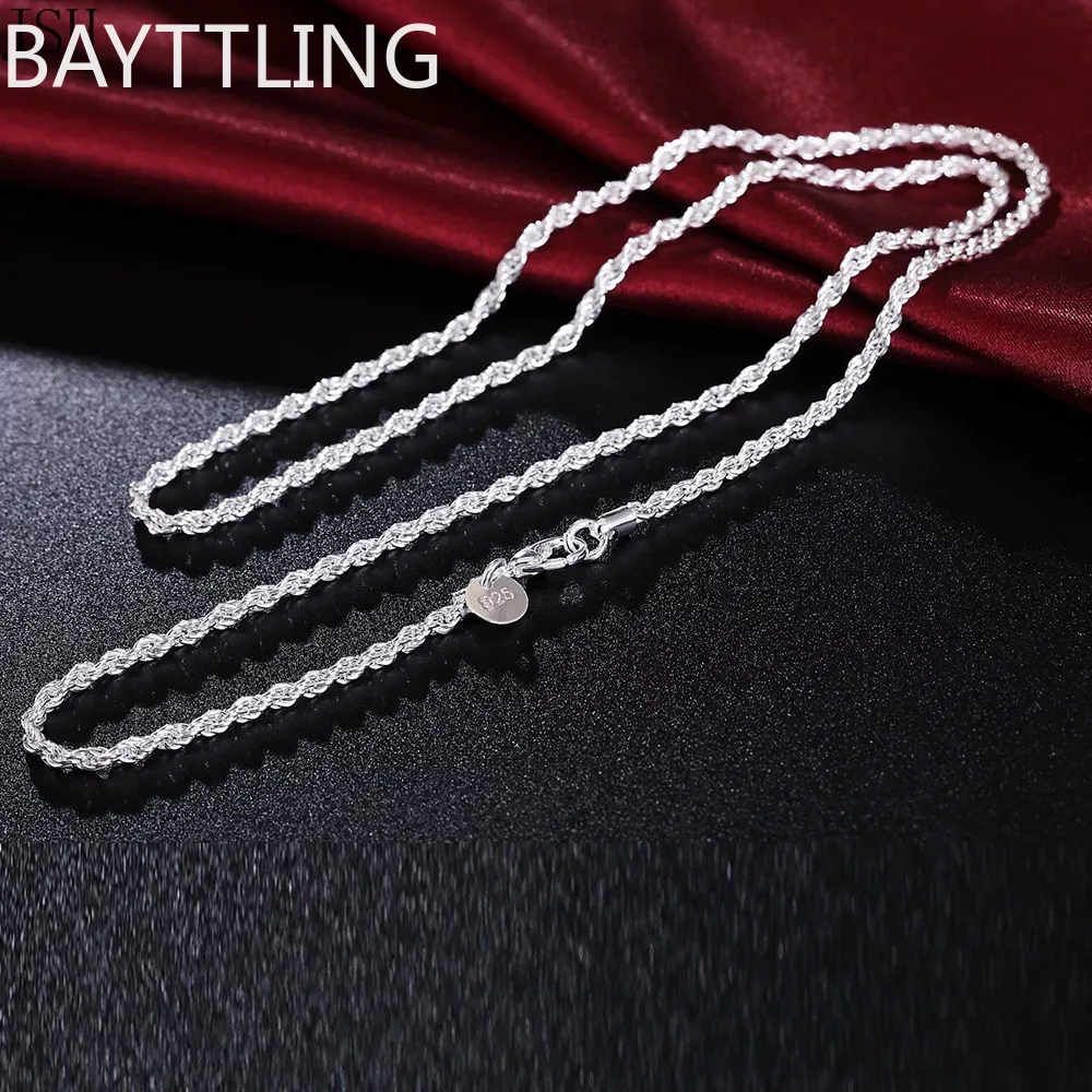 40-60 cm al por mayor 925 cade - 925 Sterling Silver Chain Necklace Men reseña y precio