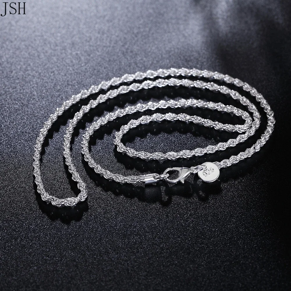 40-60 cm al por mayor 925 cade - 925 Sterling Silver Chain Necklace Men reseña y precio