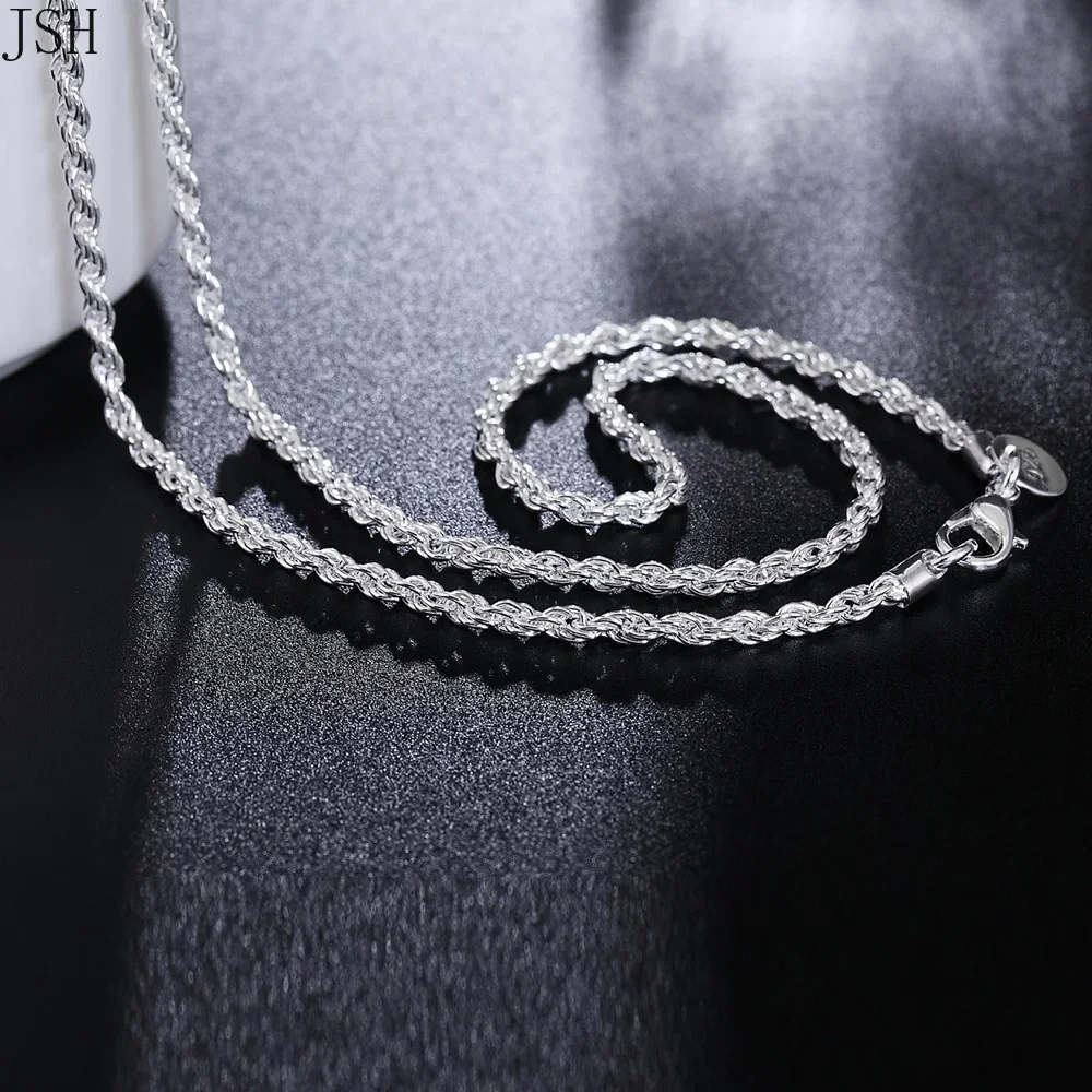 40-60 cm al por mayor 925 cade - 925 Sterling Silver Chain Necklace Men reseña y precio