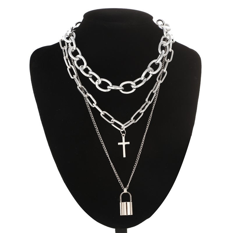 FNQUFUJ, joyería estética grun - Layered Pendant Necklace Aesthetic reseña y precio