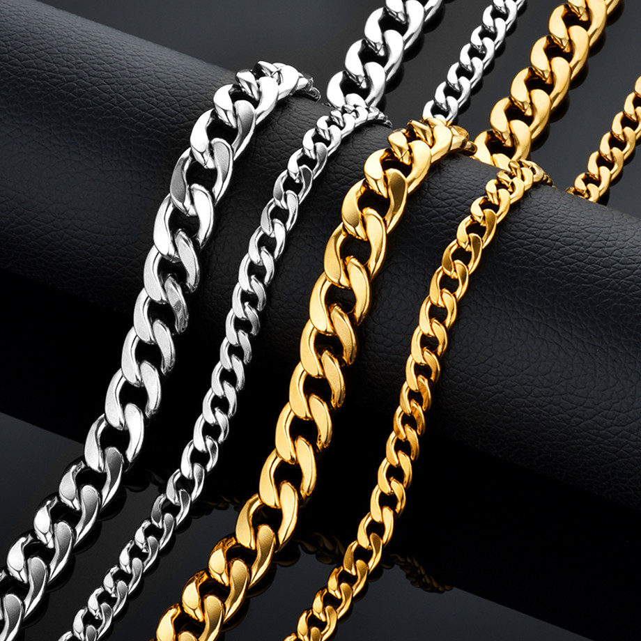 Collar de cadenas cubanas de a - Cuban Link Chain 12Mm reseña y precio