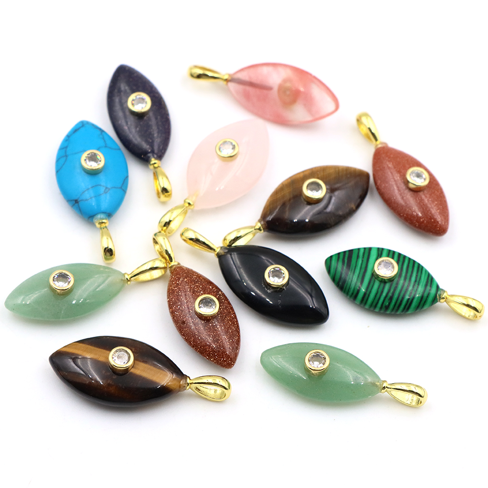 Colgante de Piedra Natural Mar - Crystal Pendant Necklace Natural Stone reseña y precio