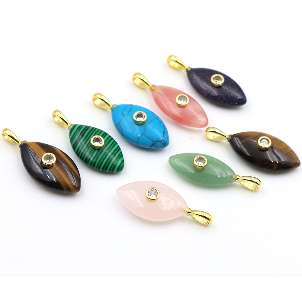 Colgante de Piedra Natural Mar - Crystal Pendant Necklace Natural Stone reseña y precio