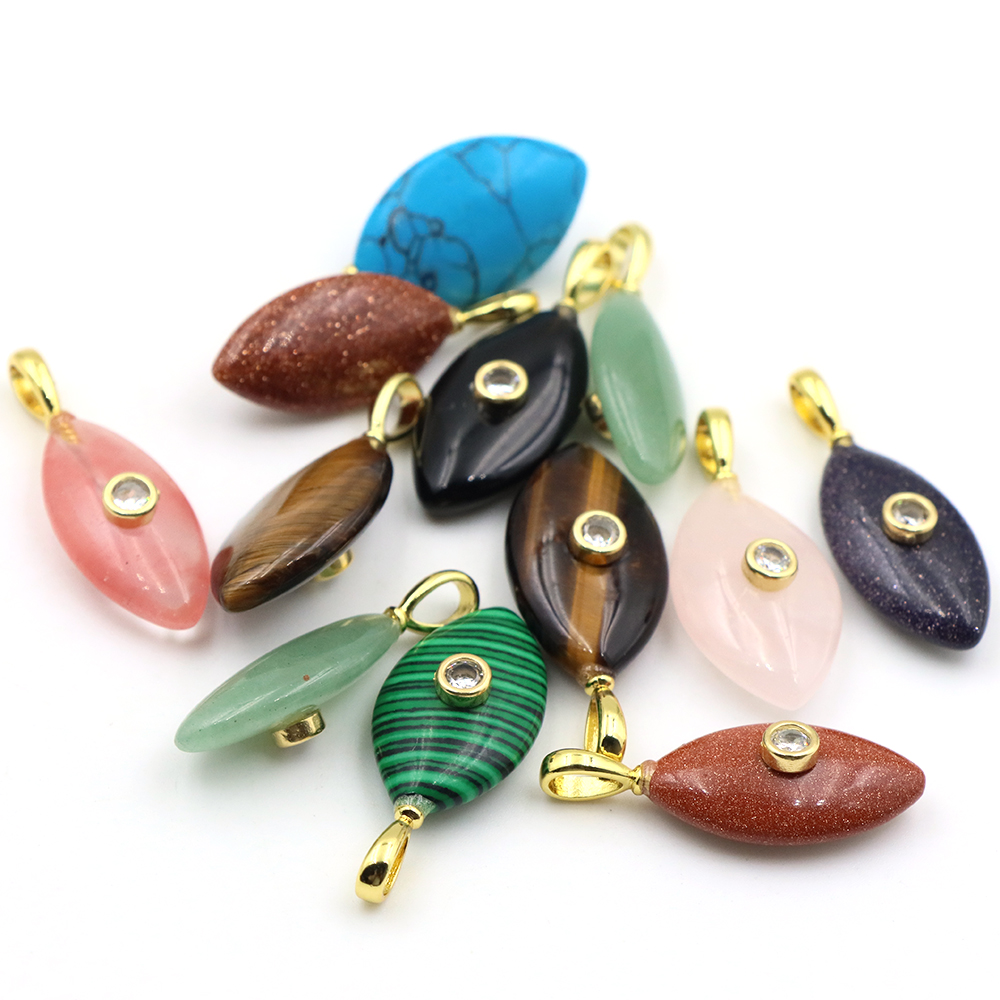 Colgante de Piedra Natural Mar - Crystal Pendant Necklace Natural Stone reseña y precio