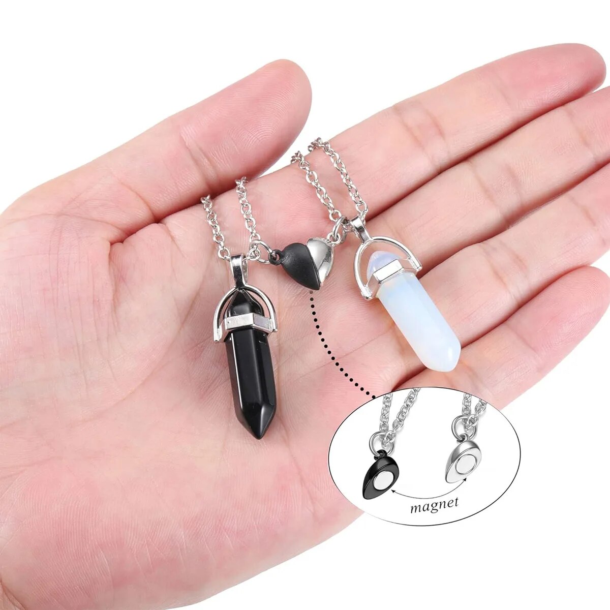 Collares de Amistad de Cristal - Magnetic Couple Matching Necklaces reseña y precio