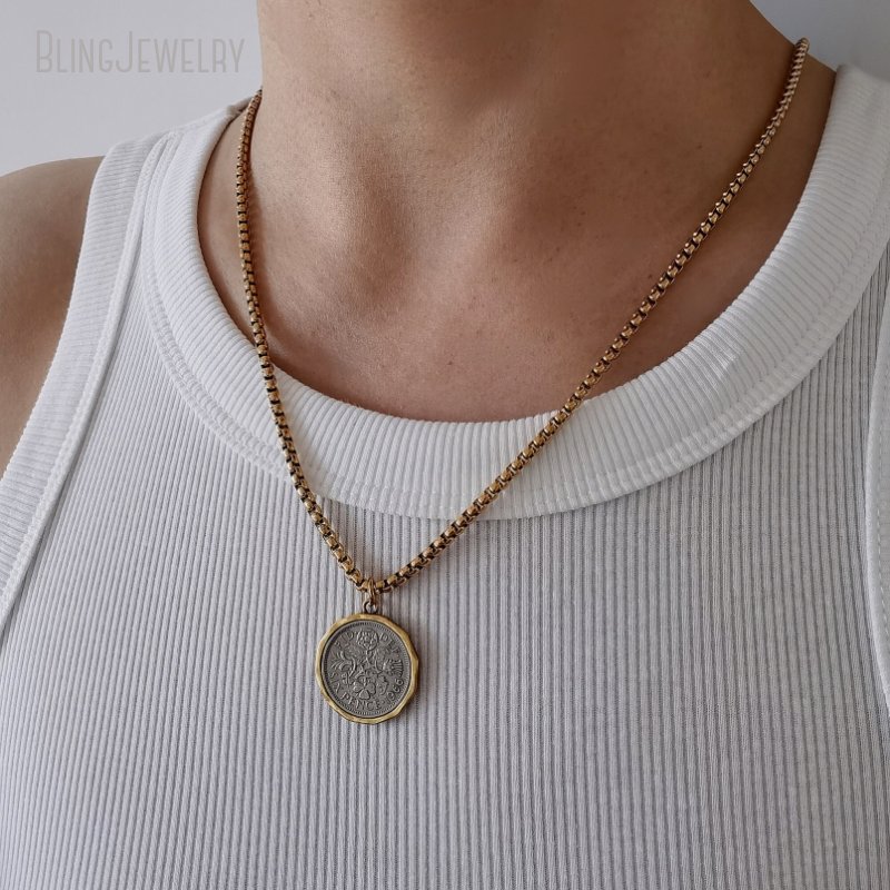10 Uds. Caja de acero inoxidab - Cross Pendant Necklace Gold reseña y precio