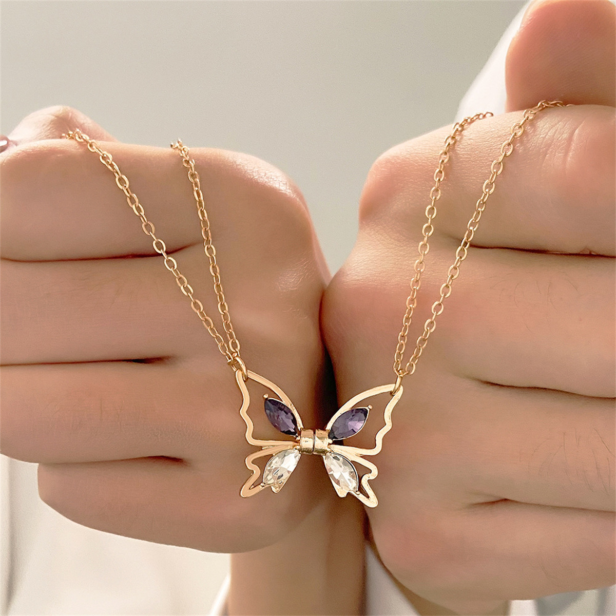 Collar magnético de mariposa p - Magnetic Couple Matching Necklaces reseña y precio