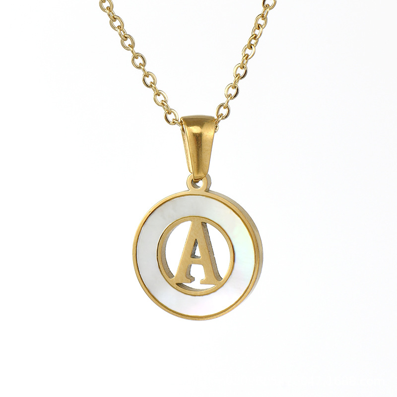 Venta al por mayor de collar c - Initial Letter Necklace 18K Gold reseña y precio