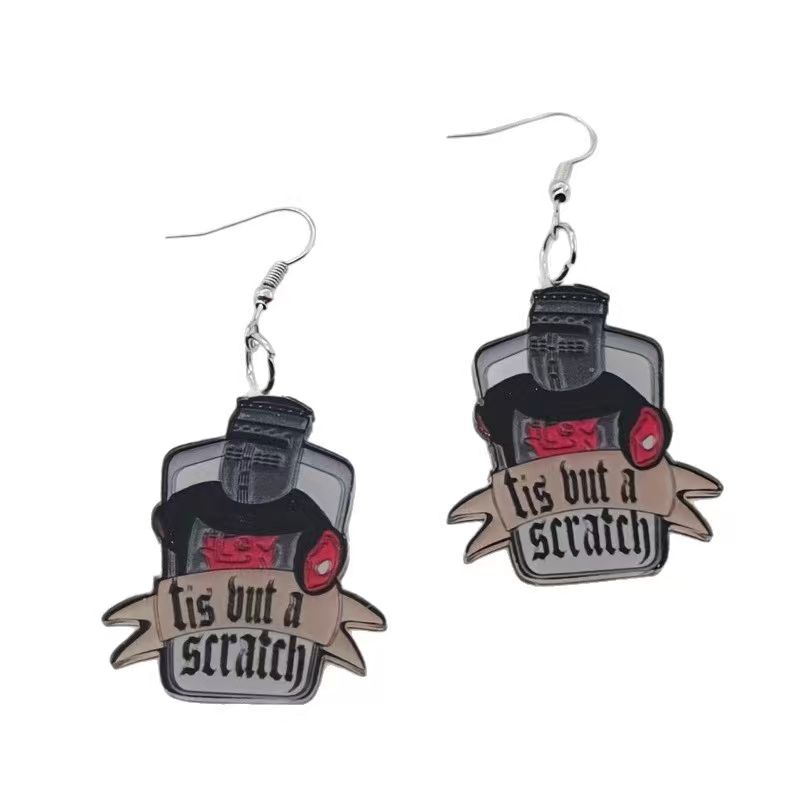10 pendientes acrílicos con di - Earrings reseña y precio