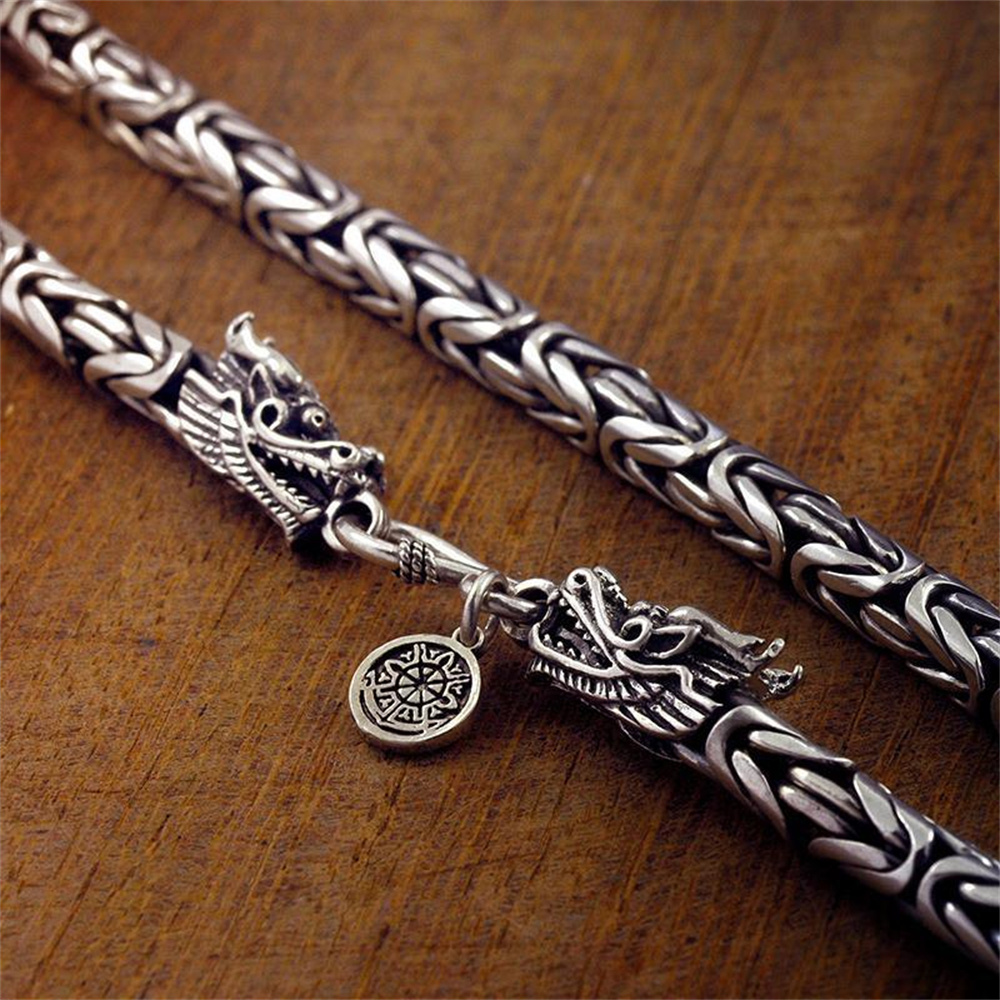 OUYADI Collar de Moda para Hom - 925 Sterling Silver Chain Necklace Men reseña y precio