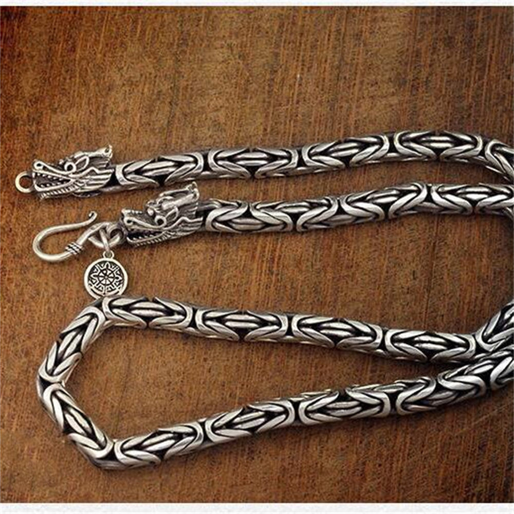 OUYADI Collar de Moda para Hom - 925 Sterling Silver Chain Necklace Men reseña y precio