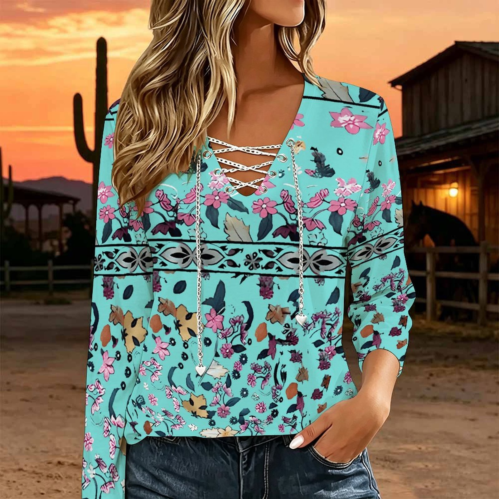 Blusa Casual Holgada para Muje - Necklaces reseña y precio