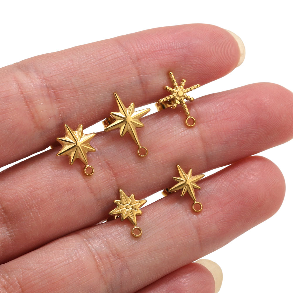 6 piezas de aretes de estrella - Body Jewelry reseña y precio