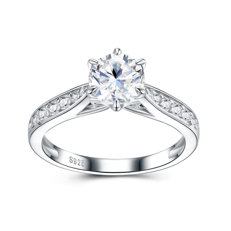 Anillo de lujo Apaison con moi - Moissanite Engagement Ring 1 Carat reseña y precio
