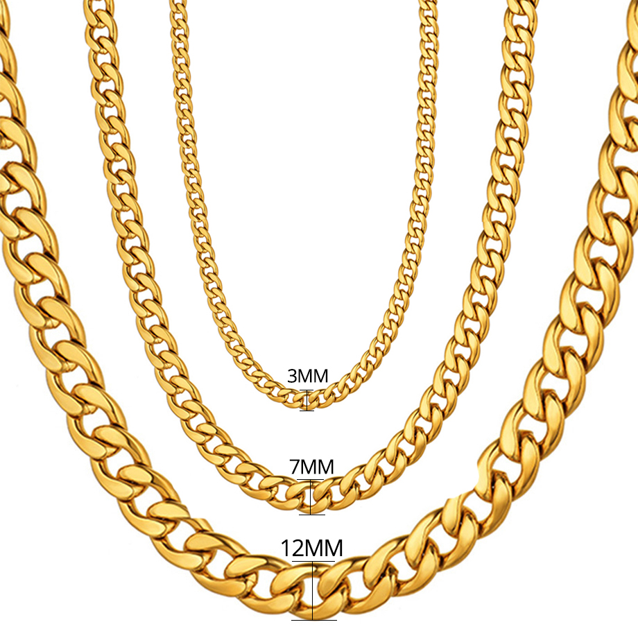 Collar de eslabones cubanos de - Cuban Link Chain 12Mm reseña y precio