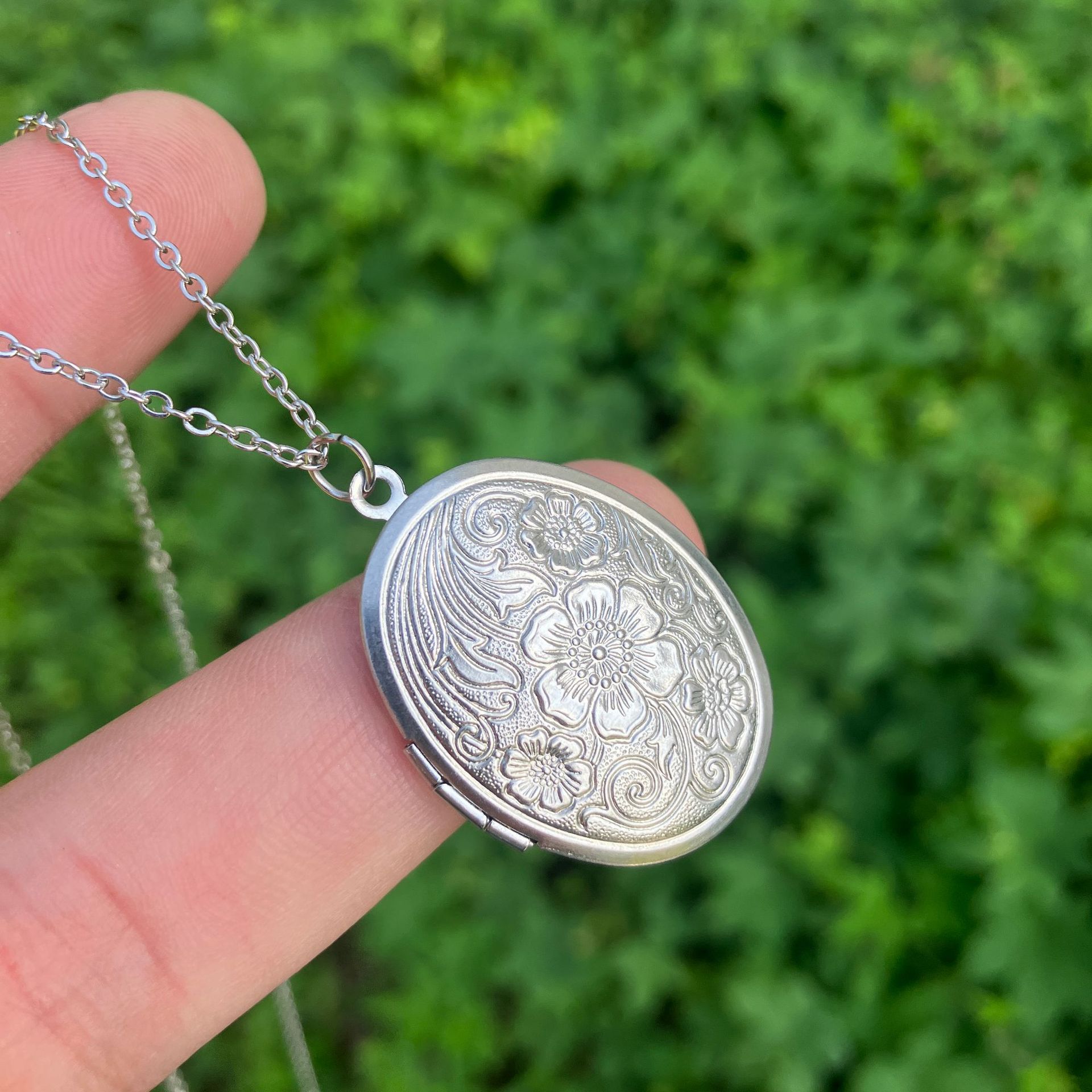 Collares con Colgante de Coraz - Heart Locket Necklace Photo reseña y precio