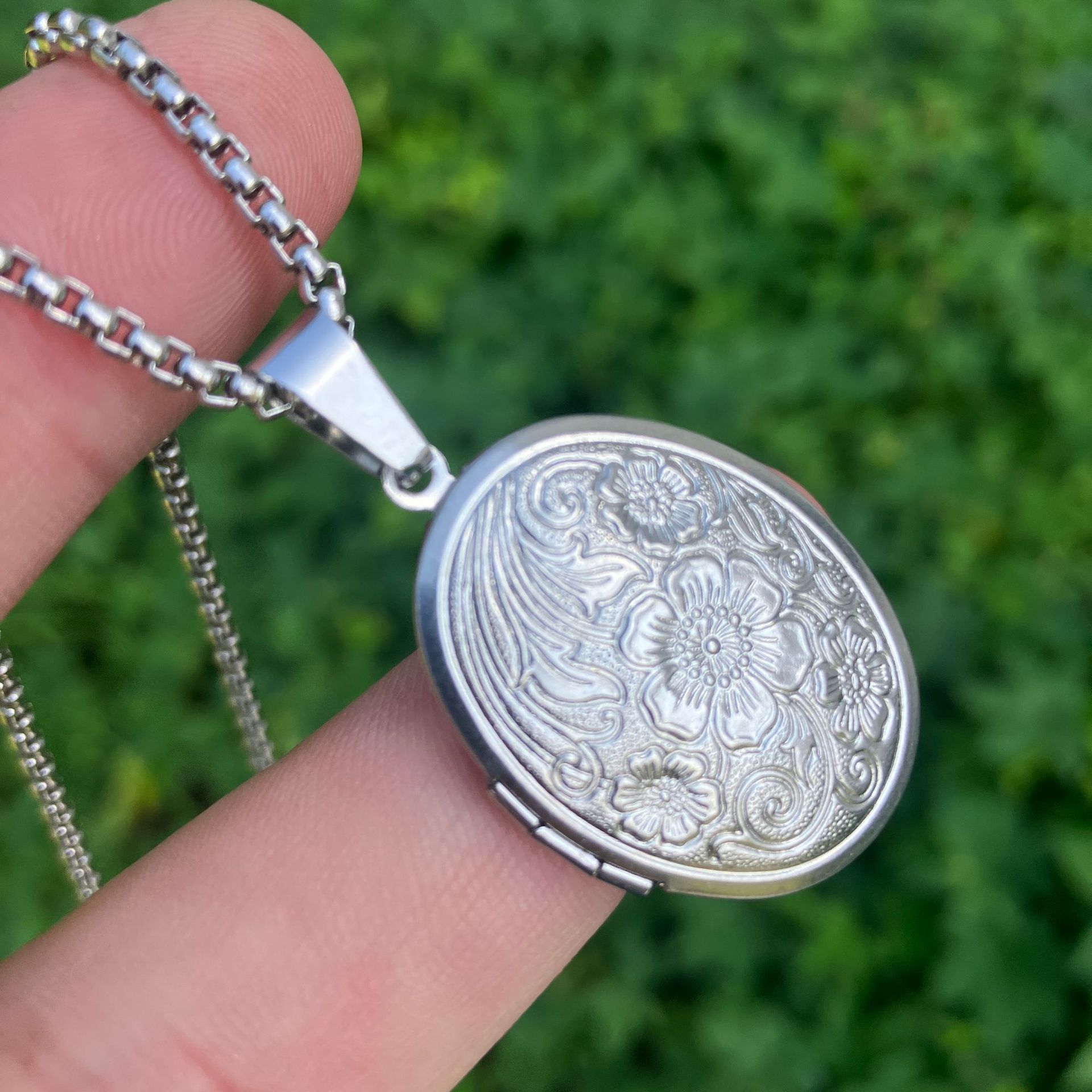 Collares con Colgante de Coraz - Heart Locket Necklace Photo reseña y precio