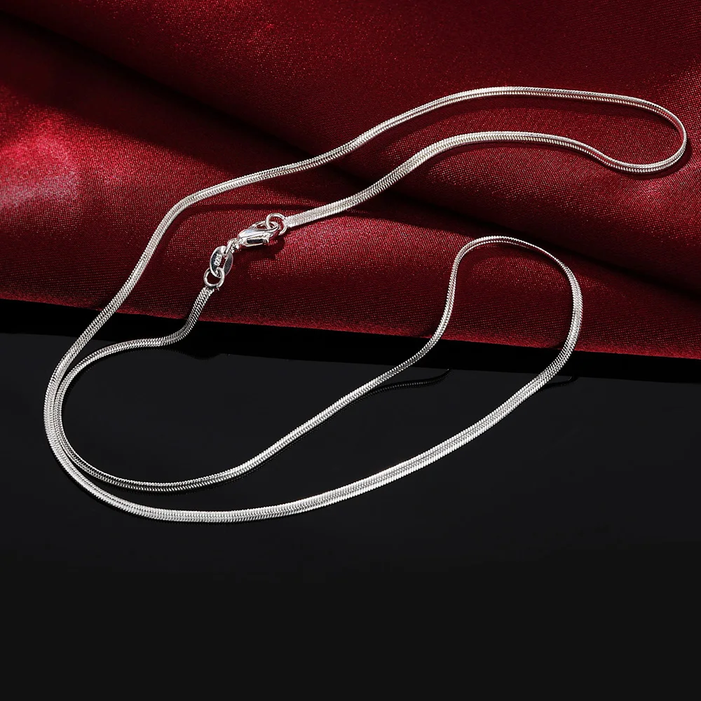 Collar de plata de ley 925 par - 925 Sterling Silver Chain Necklace Men reseña y precio