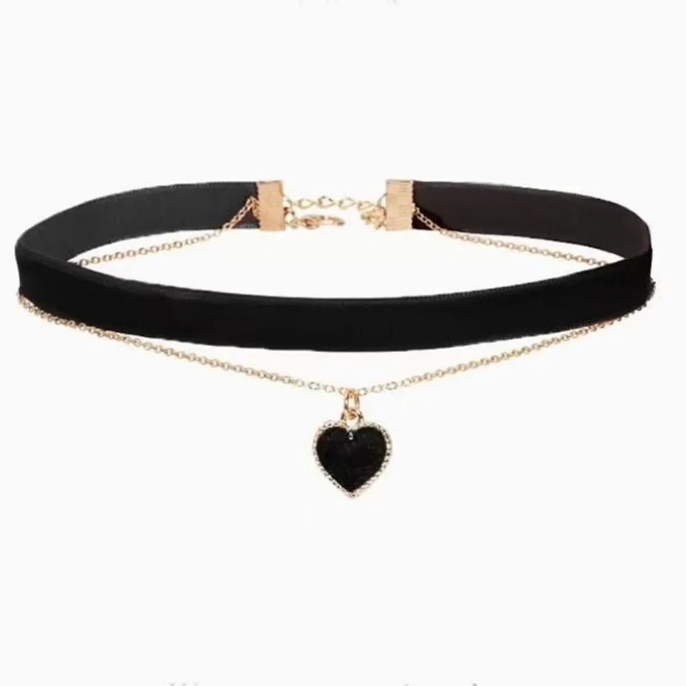 Collar Gargantilla con Colgant - Layered Pendant Necklace Aesthetic reseña y precio