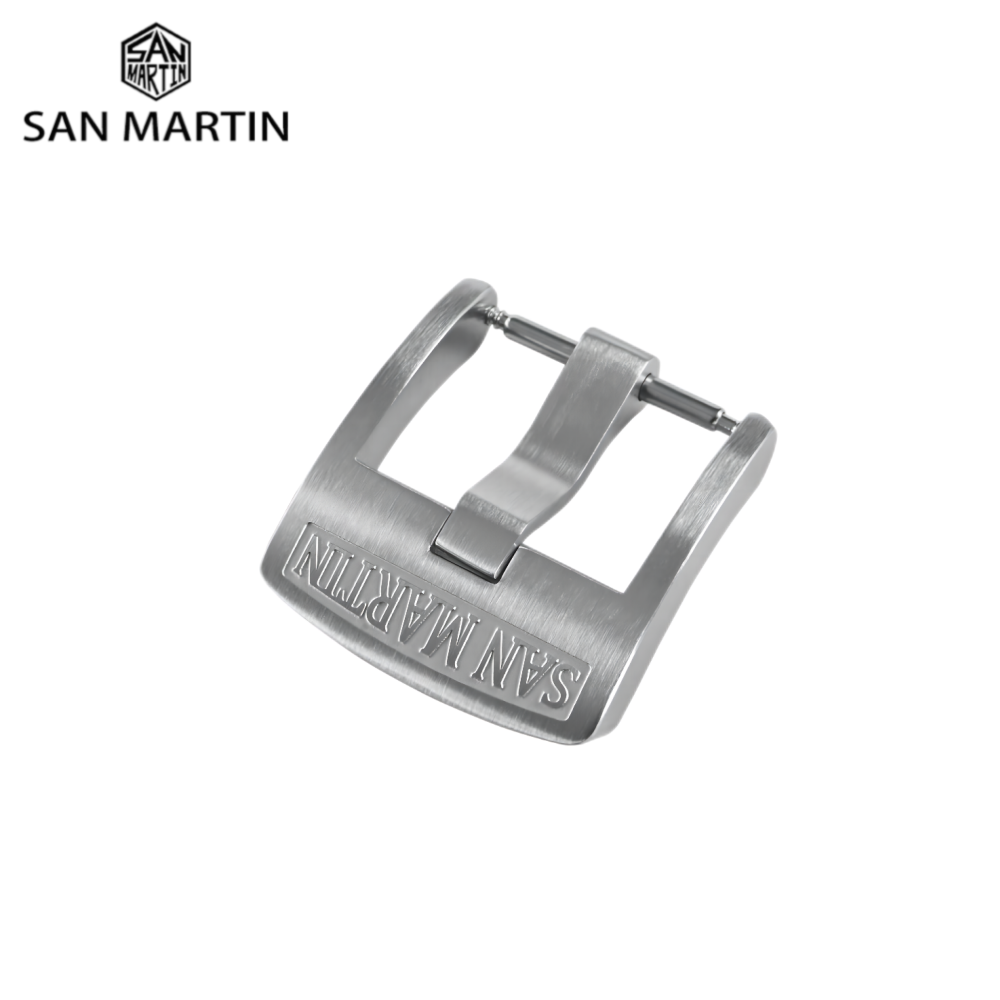 San Martin-hebilla de acero in - Watch Accessories reseña y precio