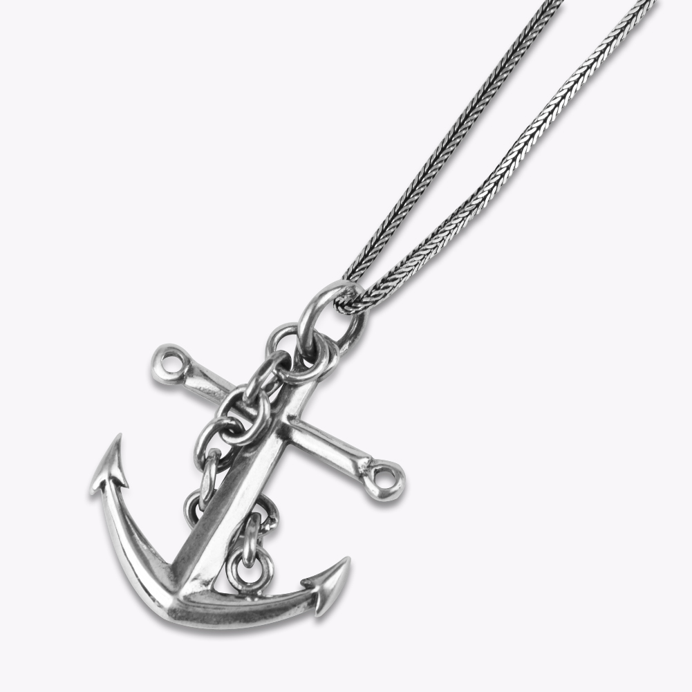 Collar con Ancla YYSuniee para - 925 Sterling Silver Chain Necklace Men reseña y precio