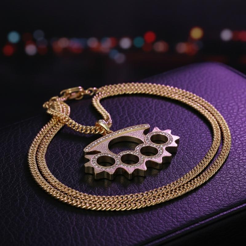 Collar con Colgante de Acero I - Layered Pendant Necklace Aesthetic reseña y precio