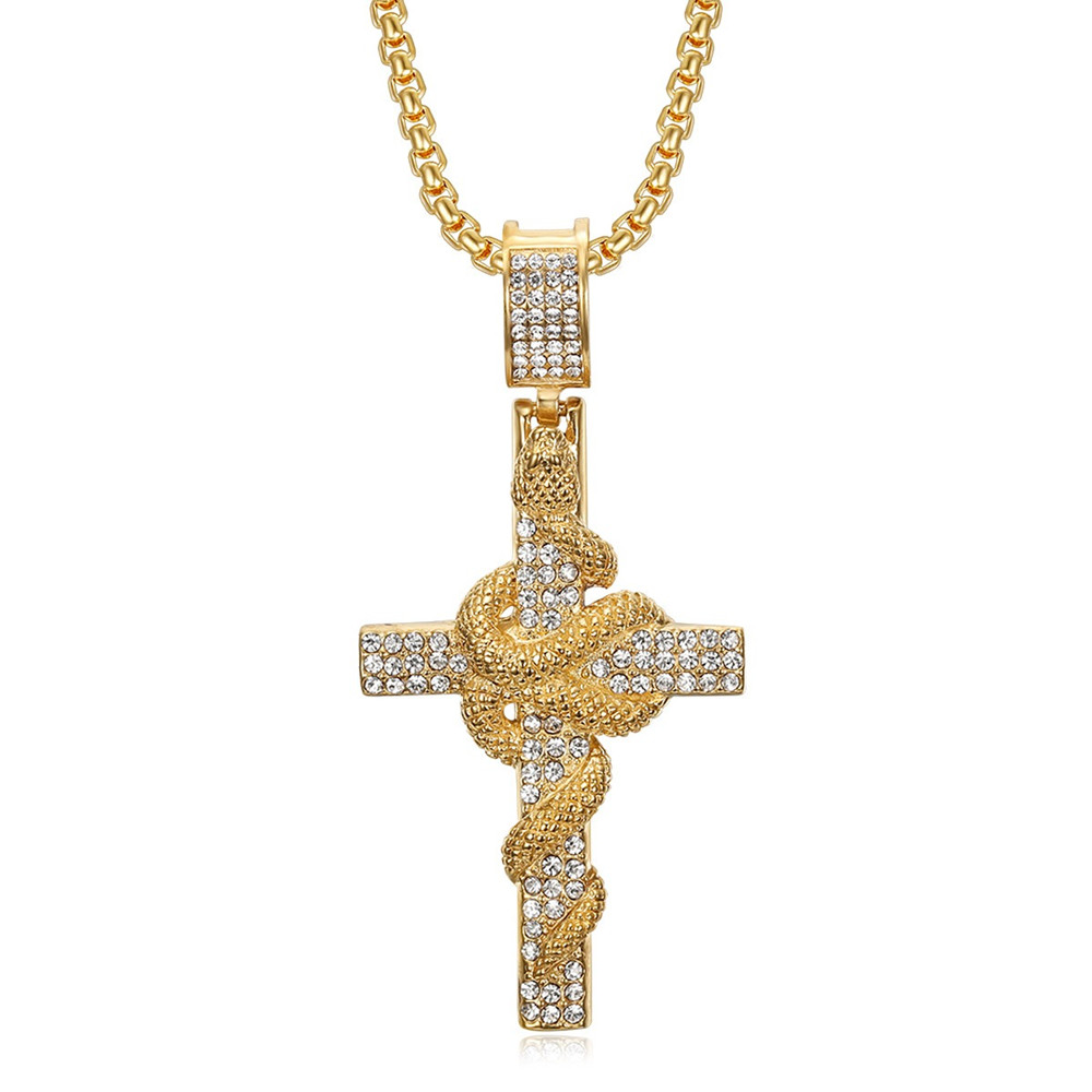 Collares con colgante de cruz  - Cross Pendant Necklace Gold reseña y precio