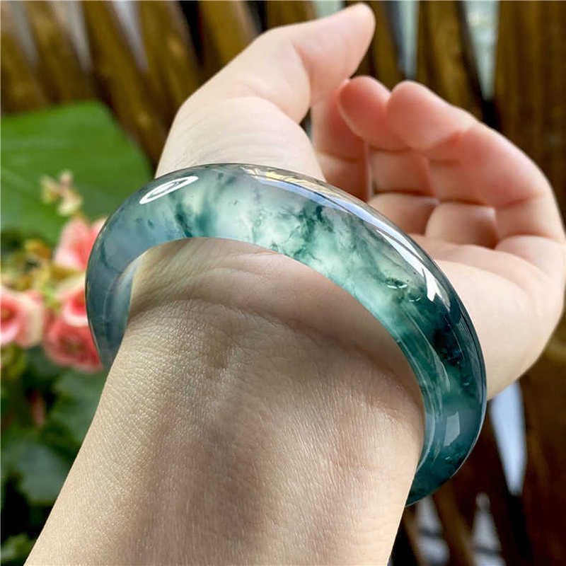Jadeíta tipo hielo con motivos - Bracelets reseña y precio