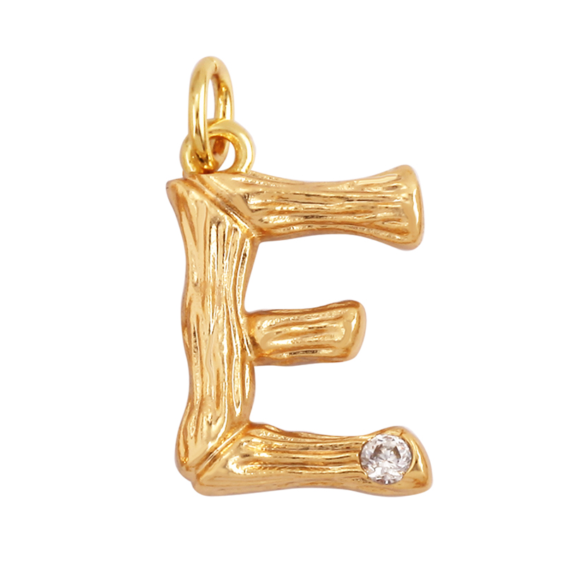 Collar con colgante de A-Z con - Initial Letter Necklace 18K Gold reseña y precio