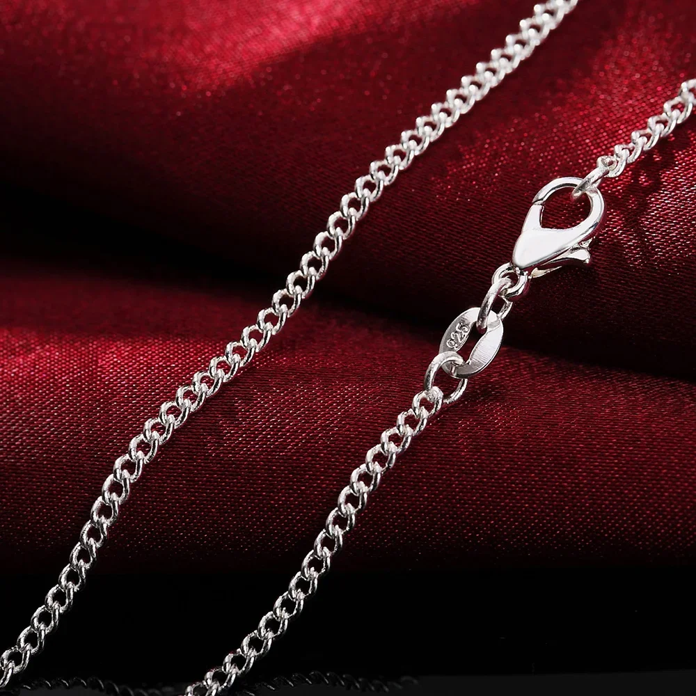 Collar de plata de ley 925 par - 925 Sterling Silver Chain Necklace Men reseña y precio