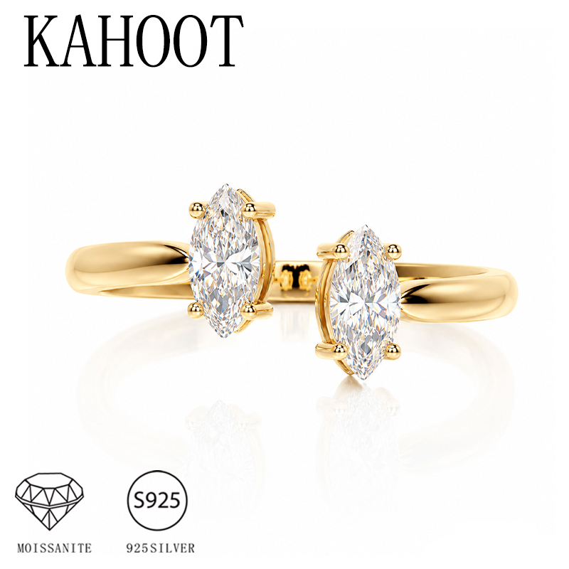 Anillo de plata de ley 925 de  - Moissanite Engagement Ring 1 Carat reseña y precio