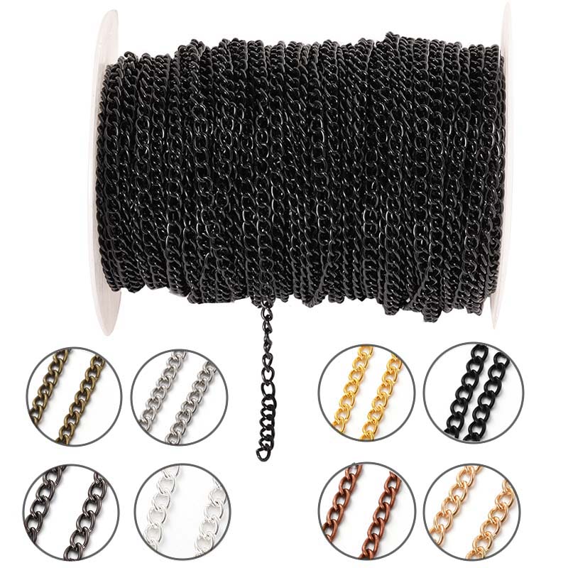 Cadena Delgada de Metal Plano  - Body Jewelry reseña y precio
