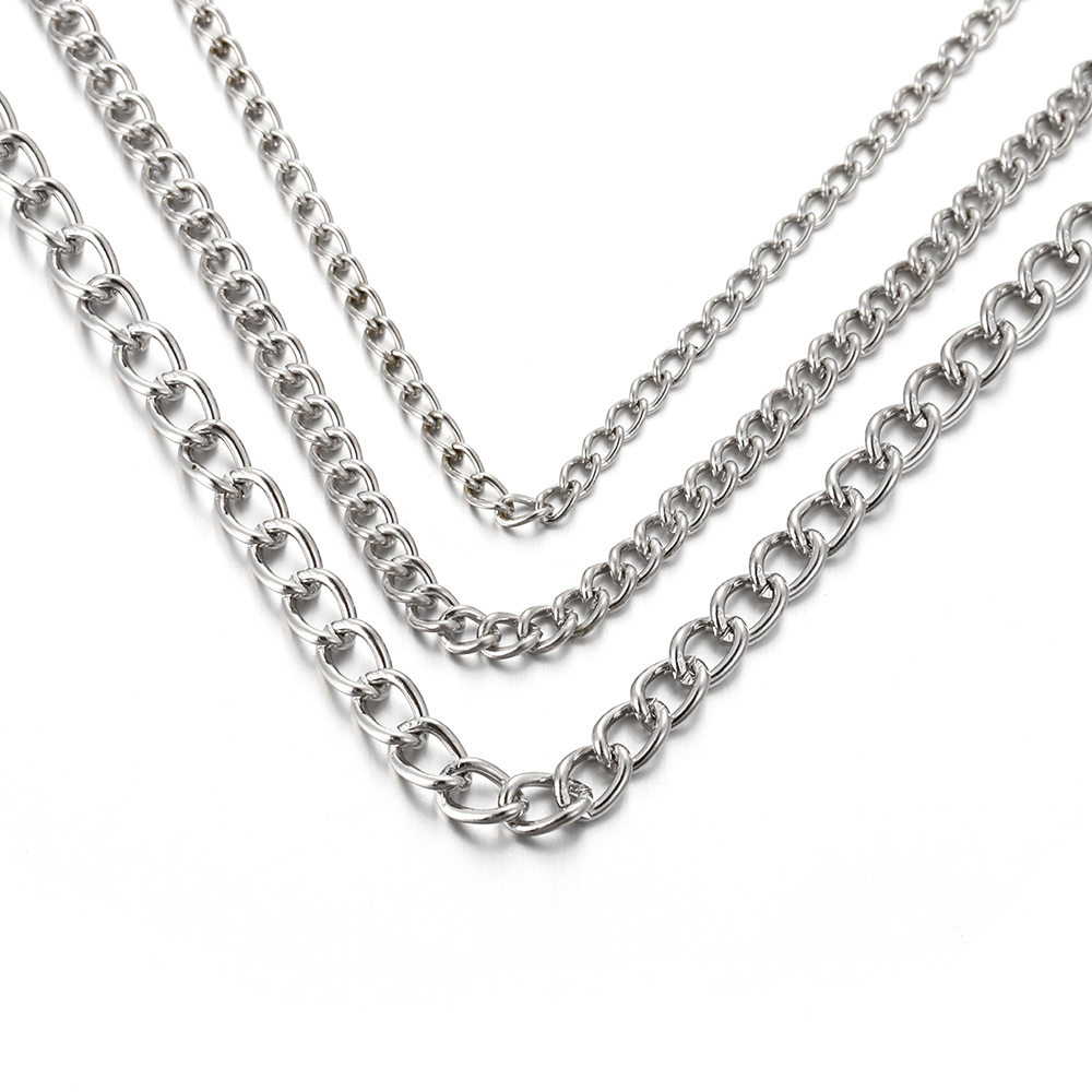 Cadena Delgada de Metal Plano  - Body Jewelry reseña y precio