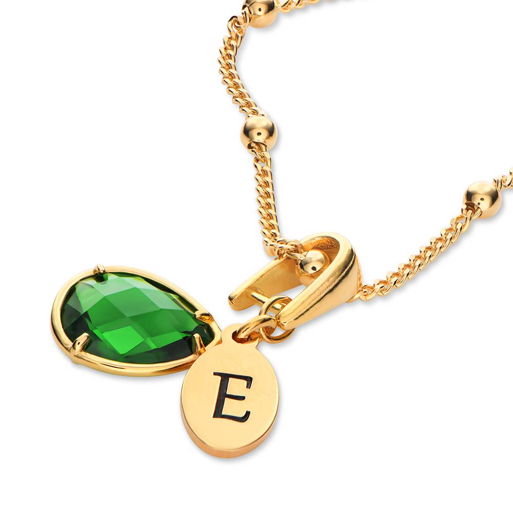Colgante con nombre personaliz - Initial Letter Necklace 18K Gold reseña y precio