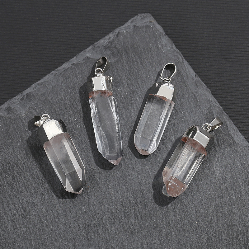 Colgante de Cristal de Cuarzo  - Crystal Pendant Necklace Natural Stone reseña y precio