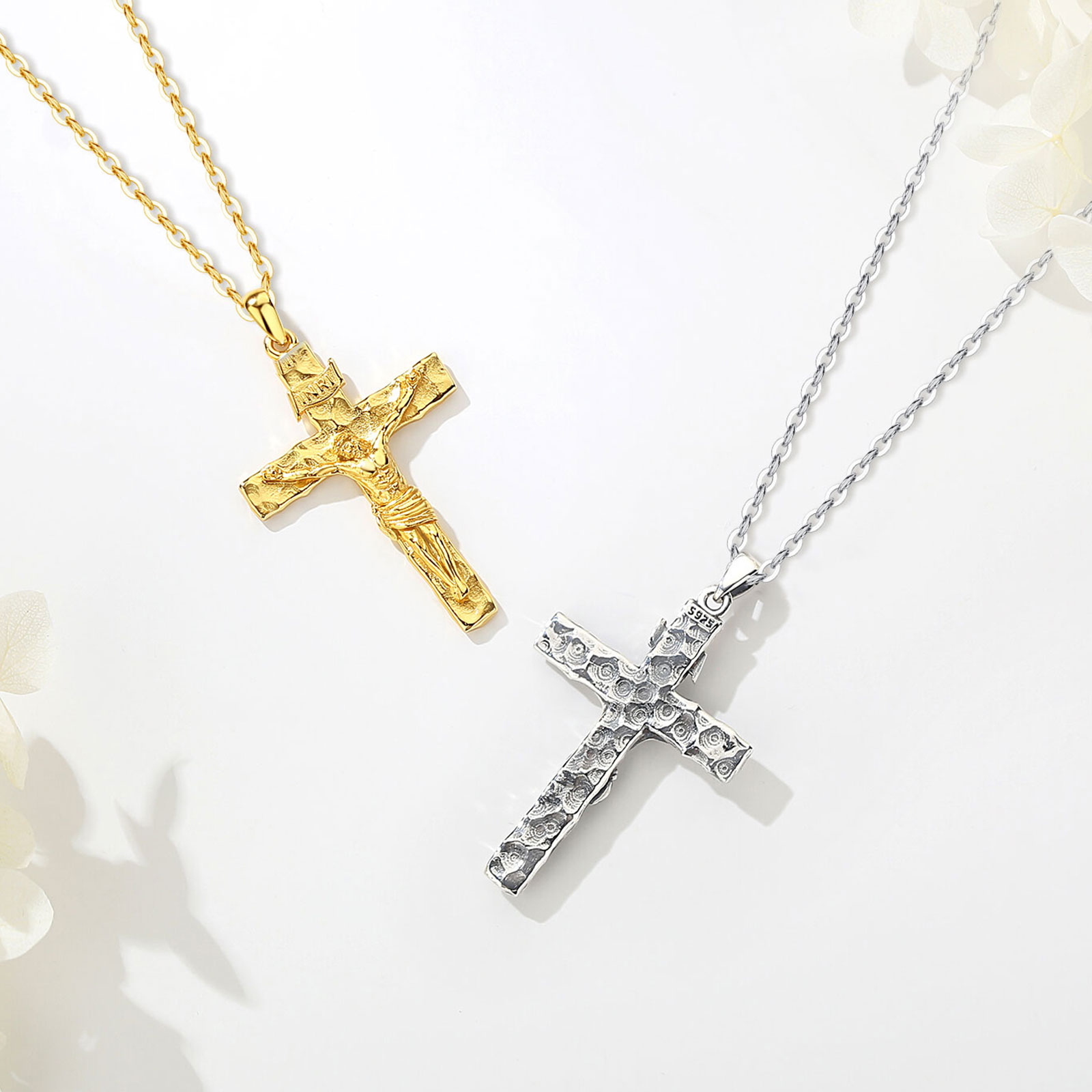 Eudora Crucifijo Cruz Collar P - Cross Pendant Necklace Gold reseña y precio