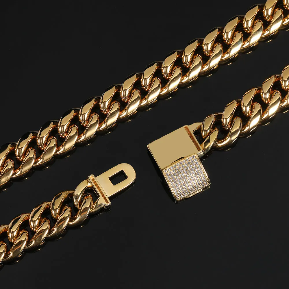 Cadena Cubana Miami de 12 mm,  - Cuban Link Chain 12Mm reseña y precio