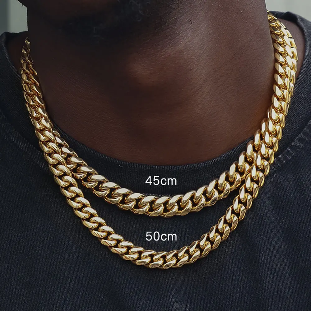 Cadena Cubana Miami de 12 mm,  - Cuban Link Chain 12Mm reseña y precio