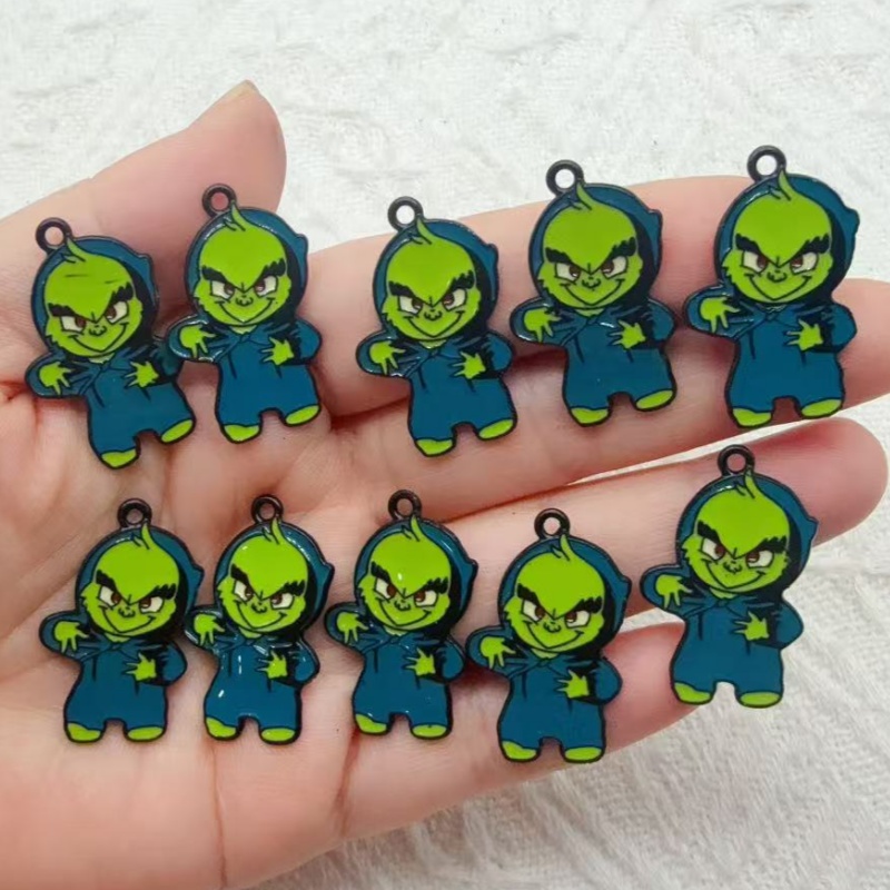 10 piezas de colgantes navideñ - Earrings reseña y precio