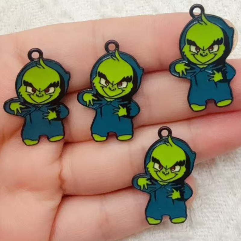 10 piezas de colgantes navideñ - Earrings reseña y precio