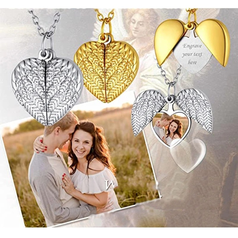 Collar con medallón de corazón - Heart Locket Necklace Photo reseña y precio