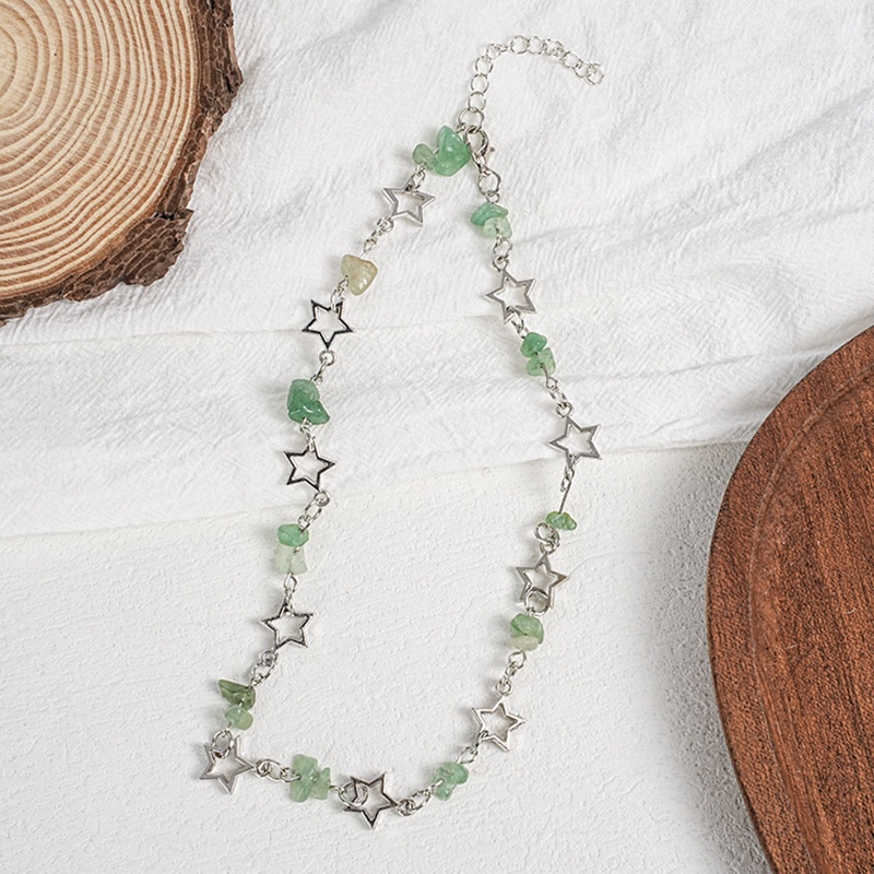 Conjunto de collar de doble ca - Layered Pendant Necklace Aesthetic reseña y precio