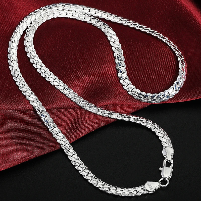 Plata de Ley 925, cadena later - 925 Sterling Silver Chain Necklace Men reseña y precio