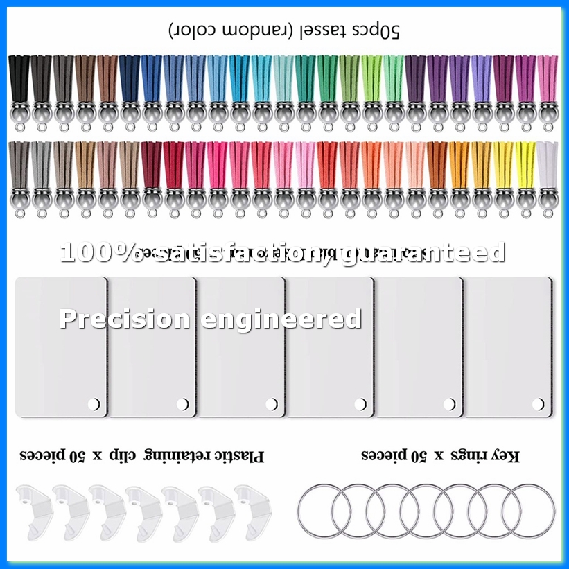 Juego de 200 llaveros rectangu - Rings reseña y precio