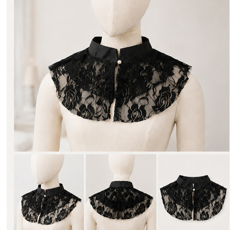 Elegante Cuello Falso de Encaj - Necklaces reseña y precio